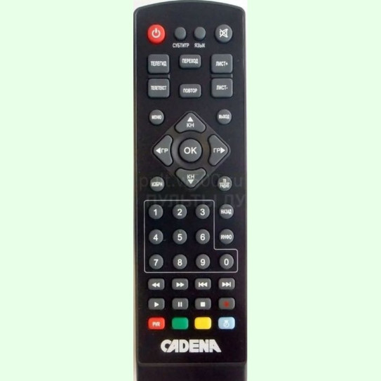 Пульт CADENA CDT-1712 ( DVB-T2 ) аналог