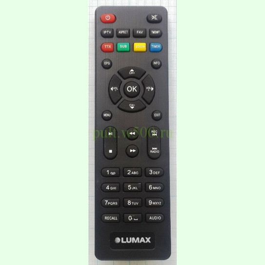 Пульт LUMAX DV2120HD, DV3205HD (DVB-T2) аналог