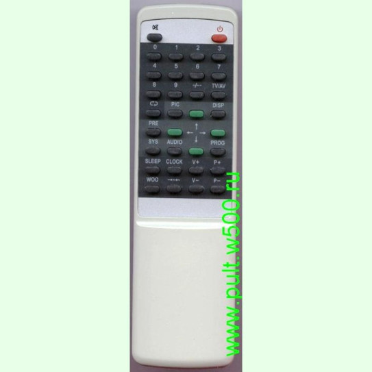 Пульт AKIRA RY-2002 белый ( TV CT-14UX9A ) HUAYU