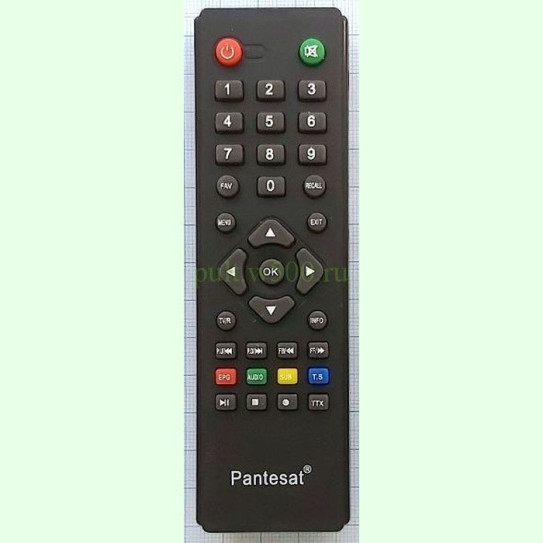 Пульт Pantesat R62 (DVB-T2  HD-3820 T2 ) оригинал