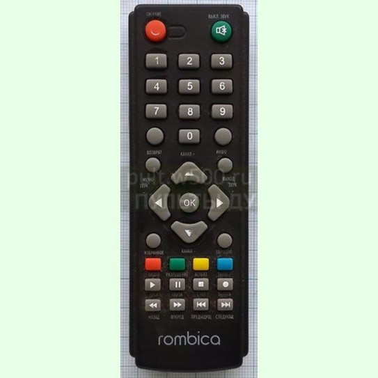 Пульт Rombica MPT-TV006 ( DVB-T2 ) аналог