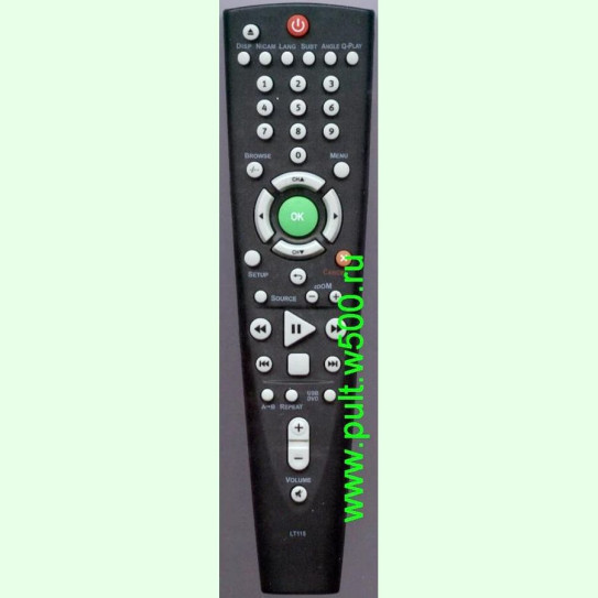 Пульт BBK LT 115 чёрный (TV-DVD комби) HUAYU
