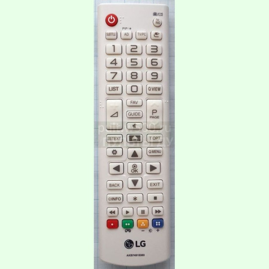Пульт LG AKB74915360 мал. бел ( LCD HOME ) оригинал