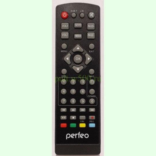 Пульт Perfeo PF-120-1 версия 2 (DVB-T2) оригинал