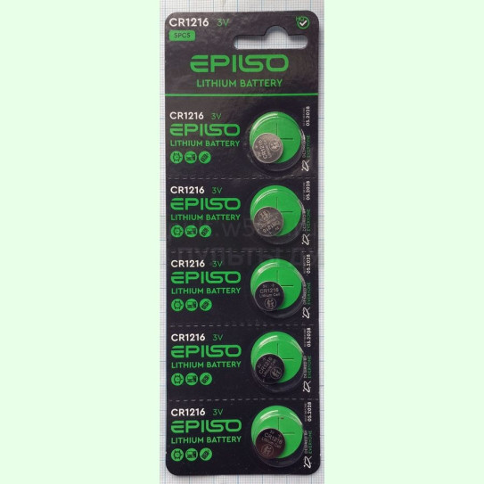 Батарея CR1216 EPILSO (5BL)