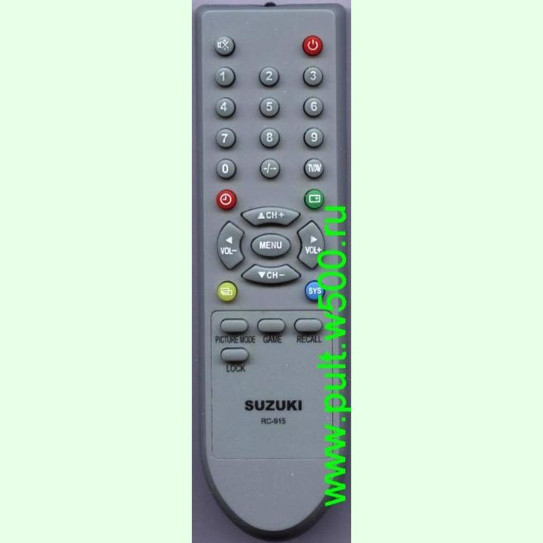Пульт SUZUKI RC-915 (TV) аналог
