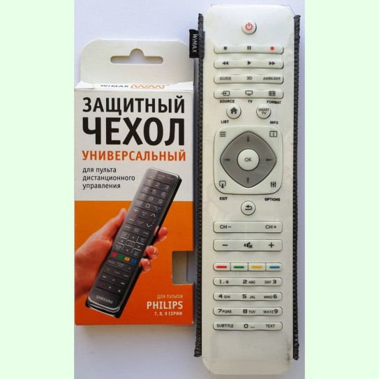 Чехол для пульта  WiMAX  60*200 Philips 7,8,9 серии ДВУХСТОРОННИЙ
