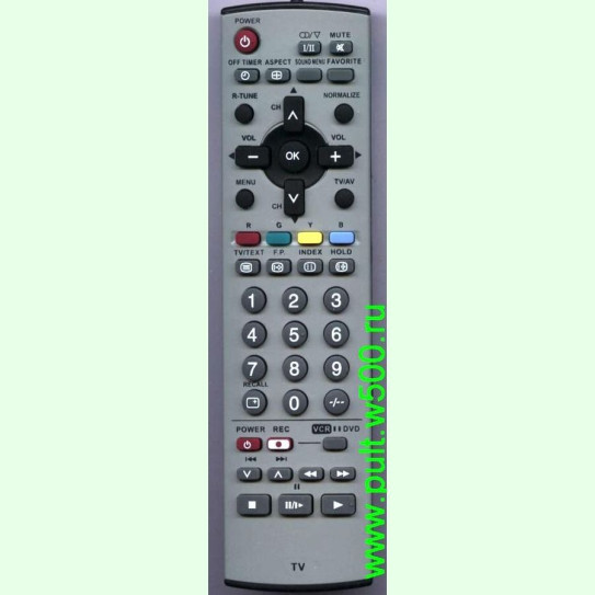 Пульт Panasonic N2QAJB000161 (TV.TXT) HUAYU