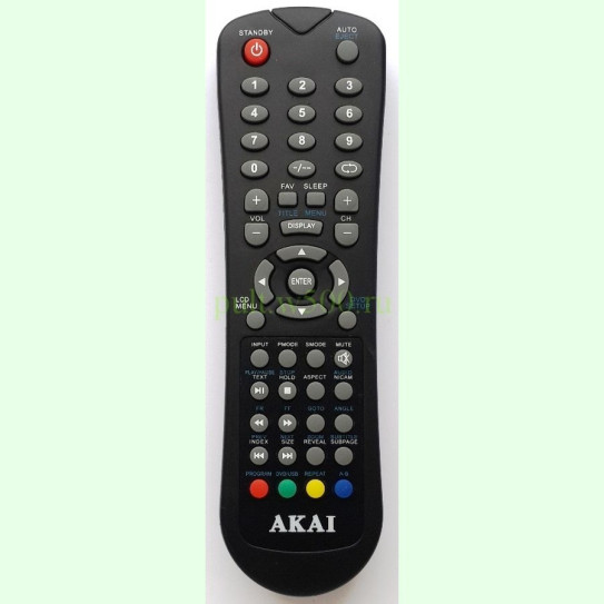 Пульт AKAI KZG-108 ( LCD-DVD комби LTC-16R5X3M, LTA-19E307D, LTC-15S04M ) оригинал