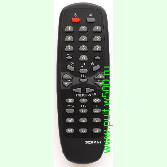Пульт REKORD RC-600 ( 3026 mini ) (TV) HUAYU