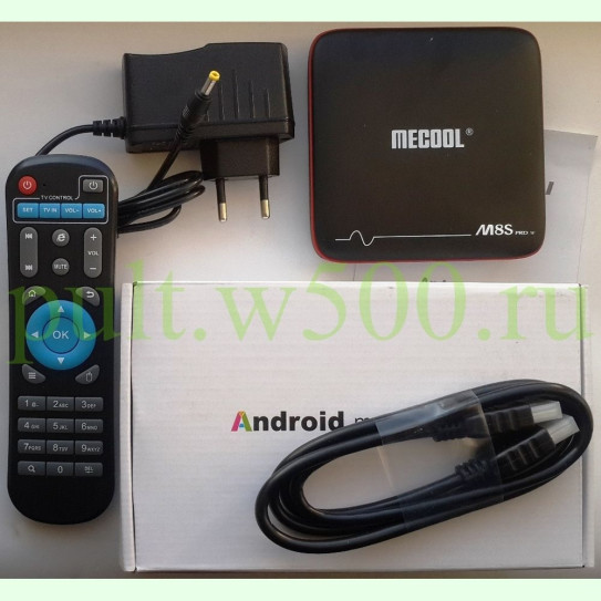 Андроид ТВ приставка, Android TV BOX, 1GB x 8 GB ( MECOOL M8S PRO W )