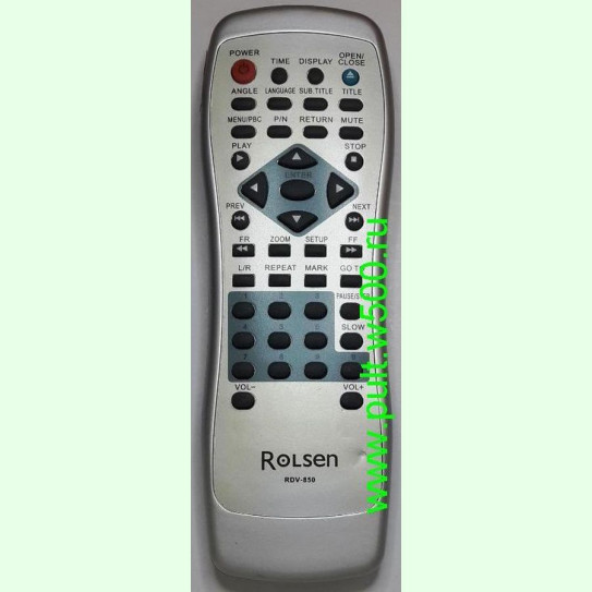 Пульт ROLSEN RDV-850, DVR200 DAEWOO, RUBIN ( DVD ) оригинал
