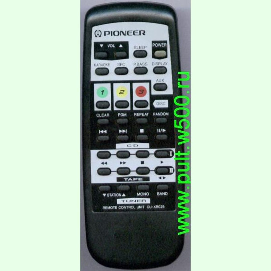 Пульт PIONEER CU-XR025 (Музыкальный центр) аналог Changer
