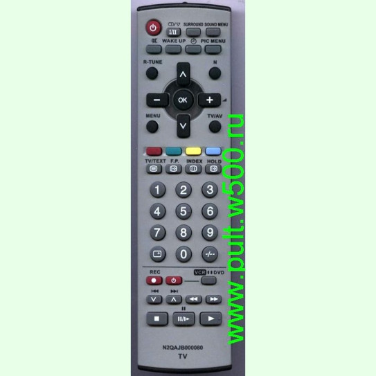 Пульт Panasonic N2QAJB000080, 084 (TV.vcr.dvd) HUAYU