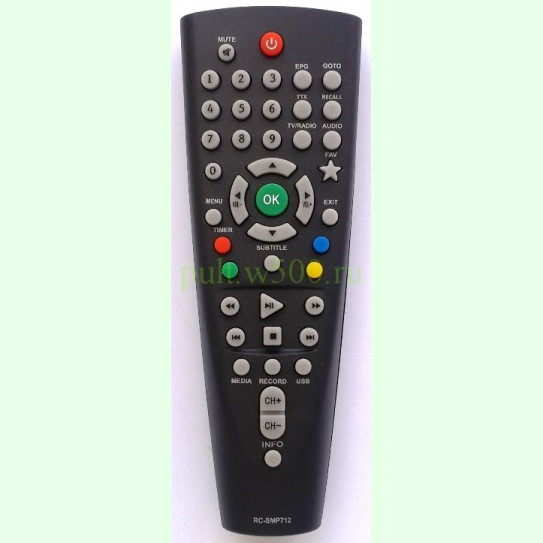 Пульт BBK RC-SMP712 (DVB-T2 SMP016HDT2 ) HUAYU