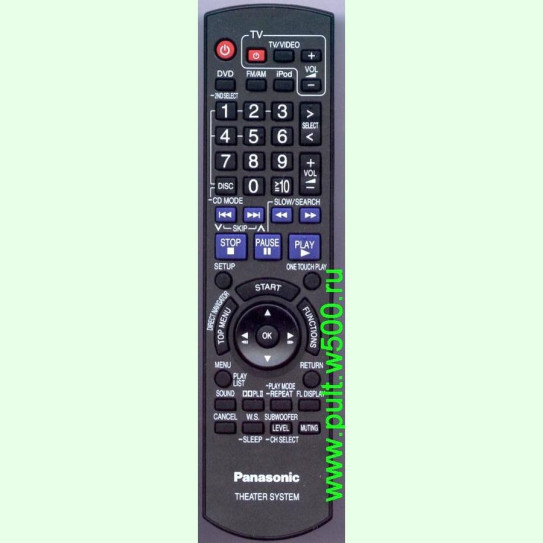 Пульт Panasonic N2QAYB000214 (DVD театр) оригинал
