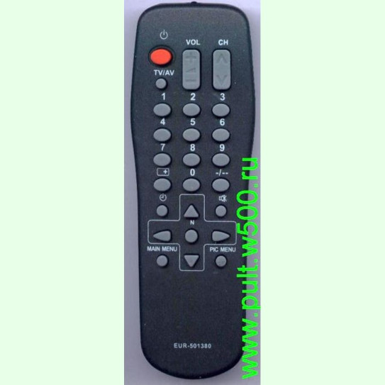 Пульт Panasonic EUR501380 (TV TC-14D2, TC-21D2 ) HUAYU