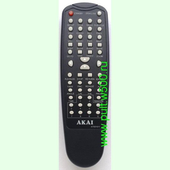 Пульт AKAI A7001011 (DVD DV-P703B) оригинал