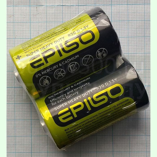 Батарея R20, D  EPILSO ( 24 в кор. ) (2SH)
