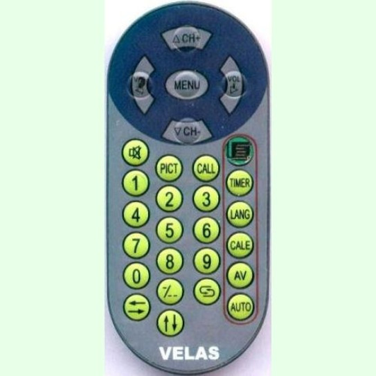Пульт VELAS VTV-705(CAR TV VTV-806S ) аналог