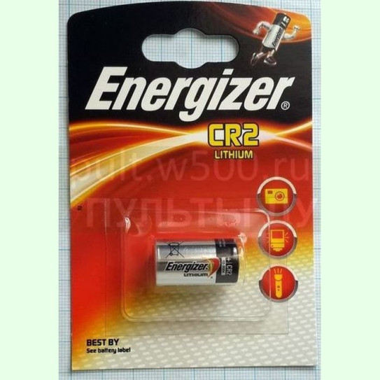 Батарея CR2  Energizer LITHIUM 3V ( 6 в кор )( 1BL)