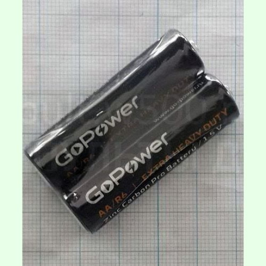 Батарея R6, AA  GoPower (2SH)