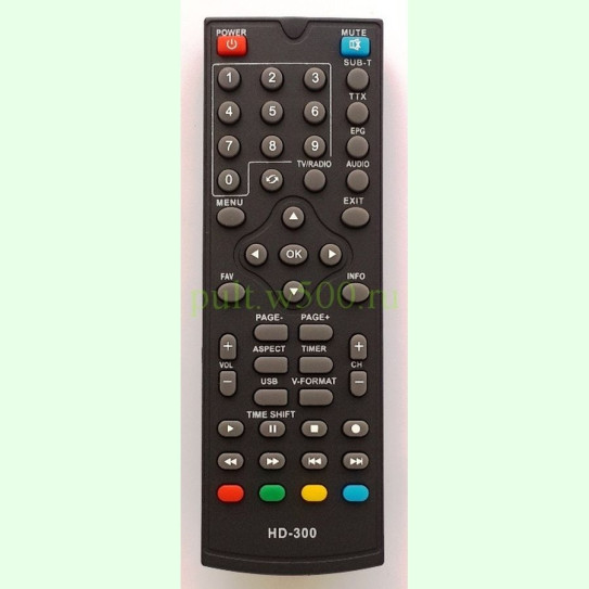 Пульт SIGNAL СИГНАЛ HD-300 (DVB-T2) HUAYU