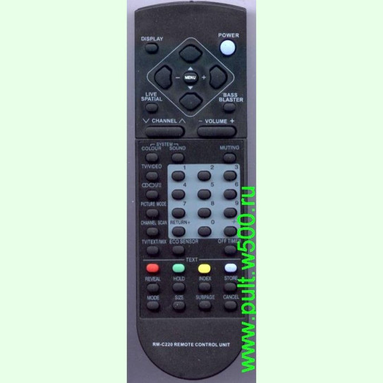 Пульт JVC RM-C220 (TV.TXT) HUAYU