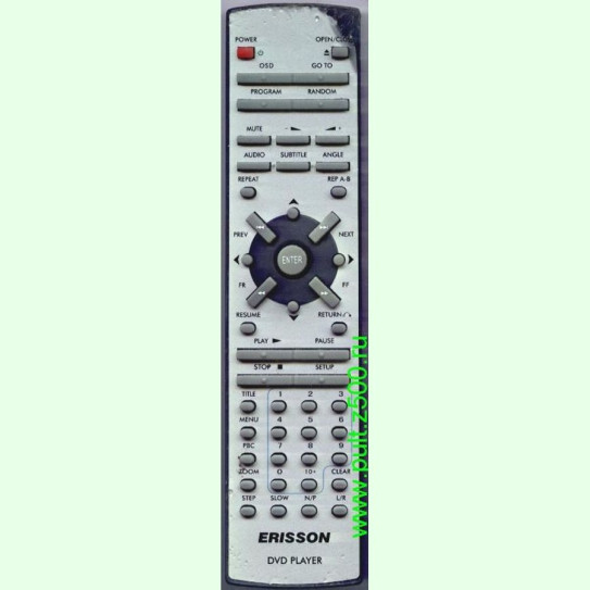 Пульт ERISSON TH-002B (DVD) аналог