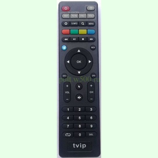 Пульт TVIP 01FE 98301 ( IPTV S-300, S-310, S-400) HUAYU