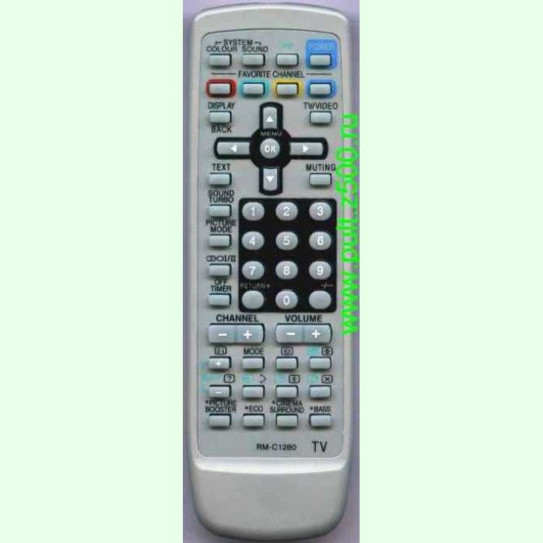 Пульт JVC RM-C1280 (TV.PIP.TXT) HUAYU
