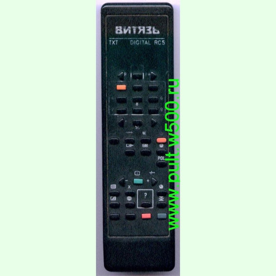 Пульт ВИТЯЗЬ TXT DIGITAL RC-5 (TV 51ТЦ-6000-1) аналог
