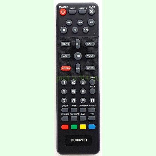 Пульт D-Color DC802HD (DVB-T2) HUAYU