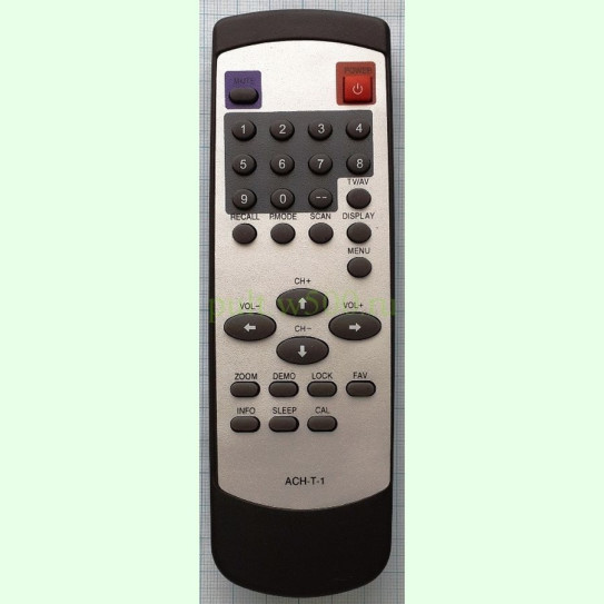 Пульт AKIRA ACH-T-1 ( MENU не работает, для приставок ) ( TV ) как оригинал