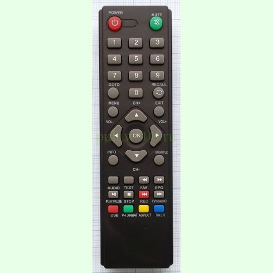 Пульт Econ DTE-105 (DVB-T2) аналог