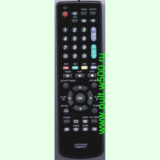 Пульт SHARP 076BORV011 ( LCD-DVD комби ) HUAYU