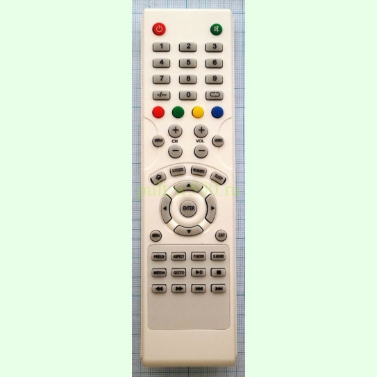 Пульт FUSION FLTV-16H100, FLTV-16H101 белый (LCD) HUAYU