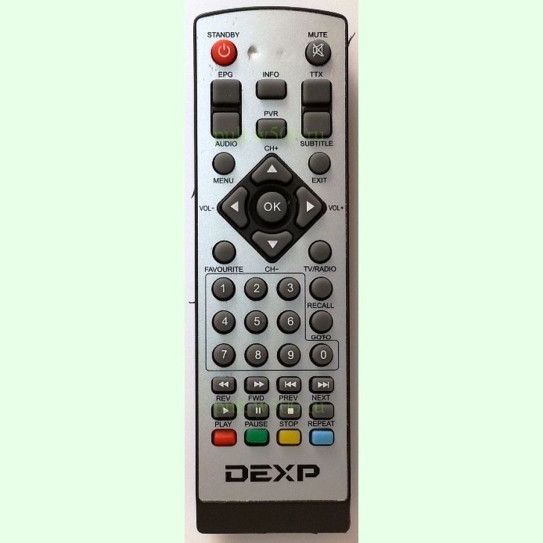 Пульт DEXP ST1204 (DVB-T2) аналог
