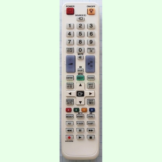 Пульт SAMSUNG BN59-01078A , подсветка клавиш, белый (LCD) HUAYU