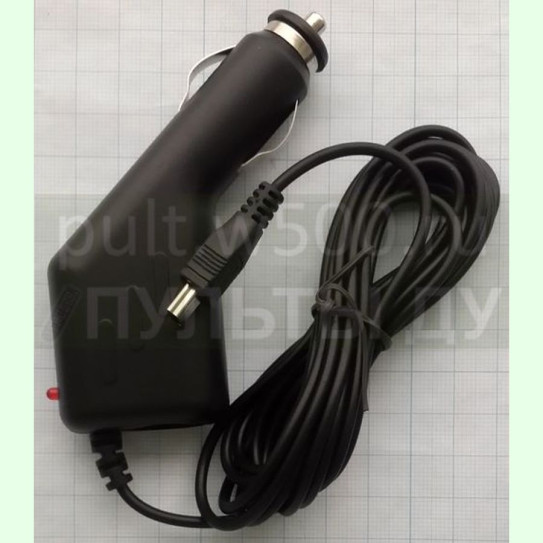 ЗУ в прикуриватель со шнуром неразъёмное mini USB, 1A, 1.5м