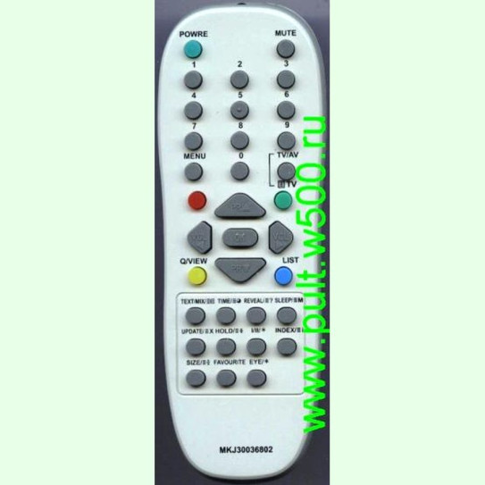 Пульт LG MKJ30036802 (TV 29FS4ALX ) HUAYU
