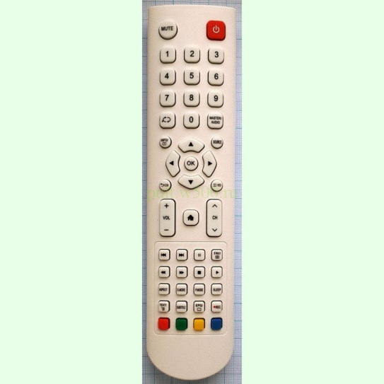 Пульт TELEFUNKEN JKT-106B-HOME Soundmax, белый  ( LCD ) HUAYU