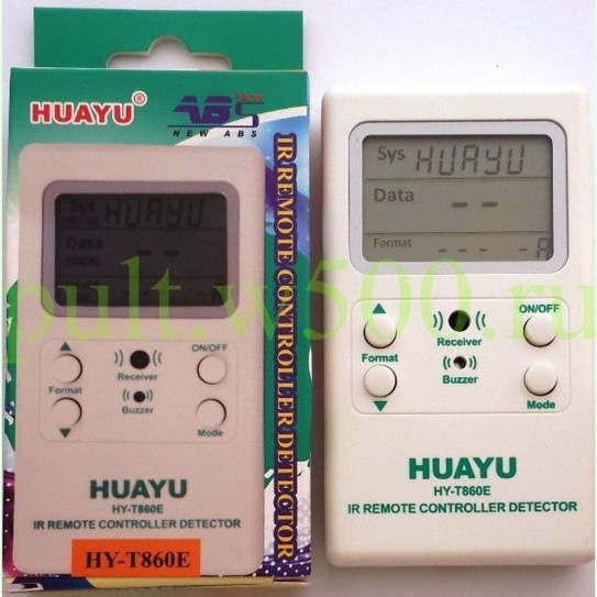 Тестер для проверки пультов цифровой с определением частоты ( Huayu HY-T860E )