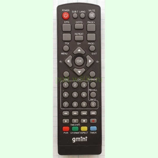 Пульт Gmini MagicBox MT2-170 (DVB-T2) аналог