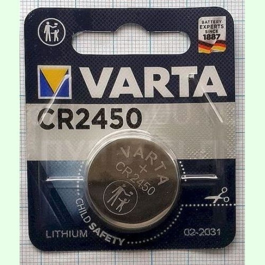 Батарея CR2450 VARTA (1BL)