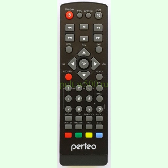 Пульт Perfeo PF-120-1 версия 1 (DVB-T2) аналог