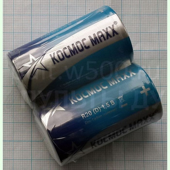 Батарея R20, D  КОСМОС MAXX ( 24 в кор. ) (2SH)