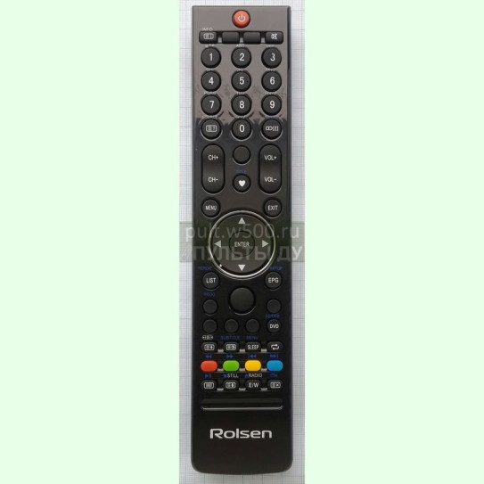 Пульт ROLSEN HOF-55D1.3 DVD кл. справа ( RUBIN RB-32SD8 ) ( LCD ) оригинал