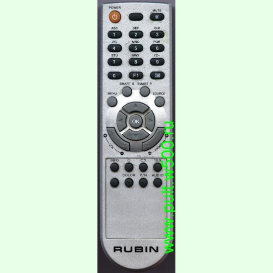 Пульт RUBIN ( РУБИН ) RB-19SL1 (TV RB-19K01 ) аналог