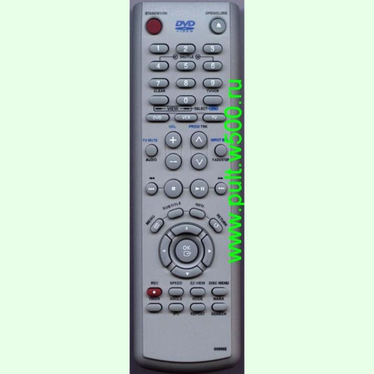 Пульт SAMSUNG 00008E (VCR-DVD комби) HUAYU